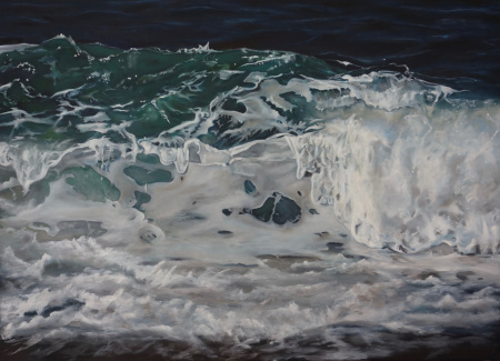 der Augenblick vor der Brandung